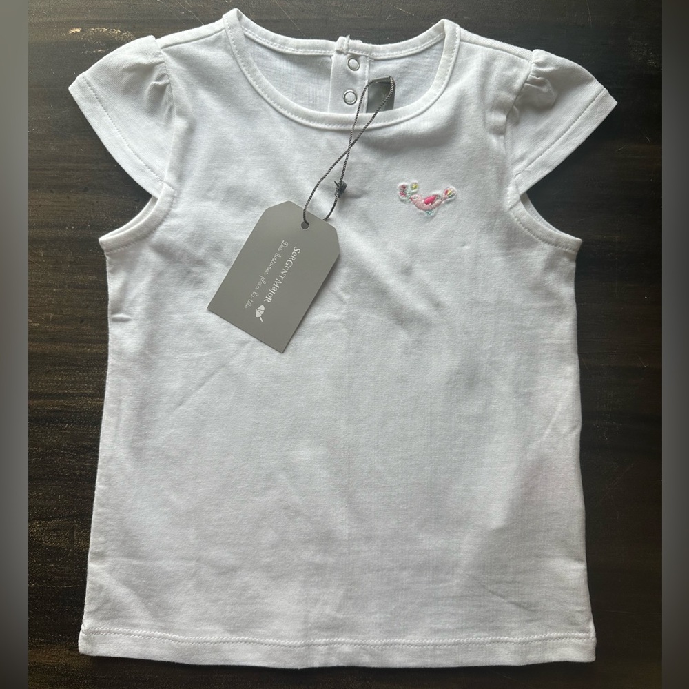 NWT Sergent Major French Boutique light pink knit pointelle Cardigan & T-shirt - Picture 10 of 13